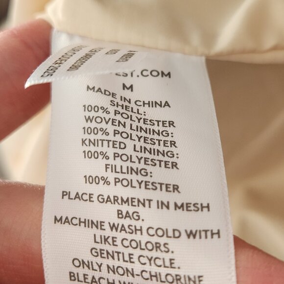 UpWest M Convertible Sherpa-Lined Parka Jacket Sage Green Ash Long Vest Hooded - Picture 11 of 11